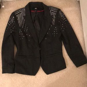 Women’s h&m rhinestone blazer